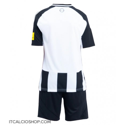 Newcastle United Prima Maglia Bambino 2024-25 Manica Corta (+ Pantaloni corti)